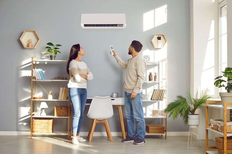 Reliable AC Solutions Couple Using AC Residential